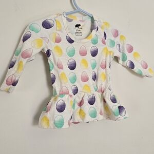 Easter Egg Peplum Top